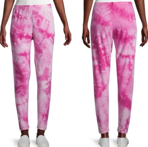 Wildfox Love Potion Tie Dye Jogger Sweat Pants S Pink - Picture 2 of 6